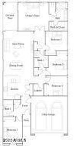 New construction Single-Family house 36405 W Leonessa Avenue, Maricopa, AZ 85138 Lewis Plan 3575- photo 1 1