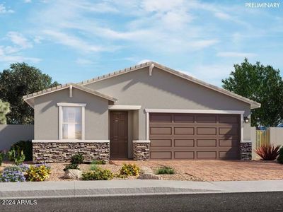 New construction Single-Family house 35637 N Seedling Street, San Tan Valley, AZ 85144 Leslie- photo 0