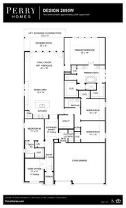 New construction Single-Family house 31130 Crescent Hill Drive, Fulshear, TX 77441 Design 2695W- photo 1 1
