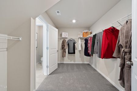Owners walk-in closet