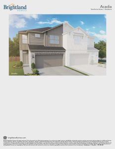 New construction Single-Family house 7208-A Grenadine Bloom Bend, Del Valle, TX 78617 Townhome Series - Acadia E- photo 1 1