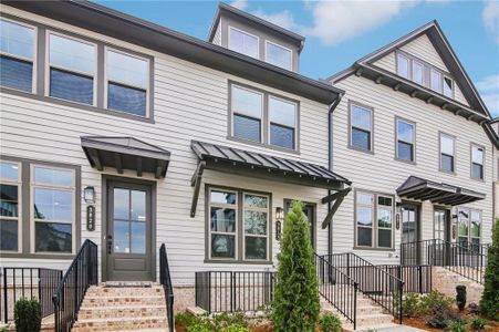 New construction Townhouse house 3816 Allegretto Circle, Atlanta, GA 30339 Brycen Homeplan- photo 2 2