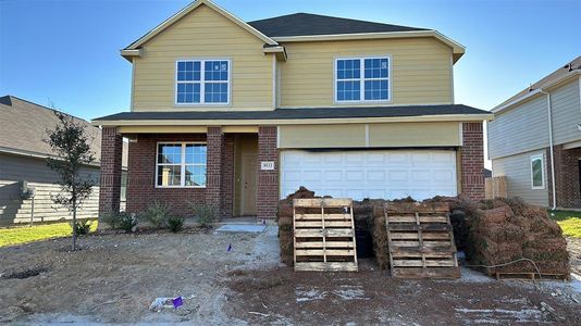 New construction Single-Family house 9933 Flying Wing Way, Fort Worth, TX 76131 The Tivoli- photo 0