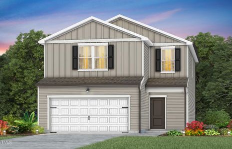 New construction Single-Family house 1456 Rhodes Pond Street, Wendell, NC 27591 Oriole- photo 0