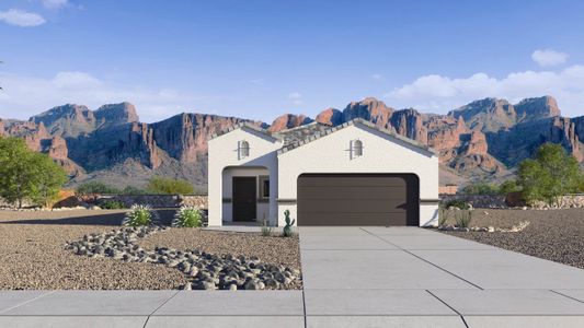 New construction Single-Family house 5258 E Umber Rd, San Tan Valley, AZ 85143 Matterhorn- photo 0 0