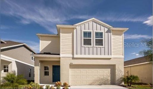New construction Single-Family house 3426 Dahlia Drive, Haines City, FL 33844 Azure- photo 0