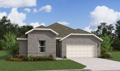 New construction Single-Family house Passionflower II, 120 Valley Ranch Trail, Dayton, TX 77535 - photo