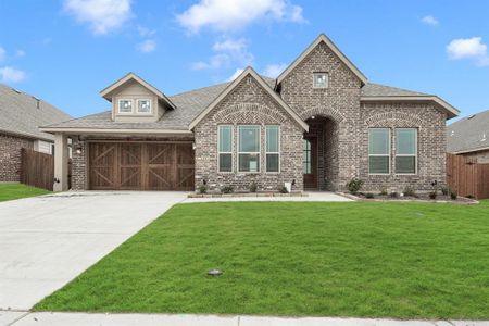 New construction Single-Family house 293 Sparkling Springs Drive, Waxahachie, TX 75165 Caraway- photo