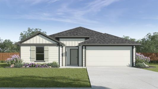 New construction Single-Family house 1013 Argonne Forest, Seguin, TX 78155 The Bennett- photo 0