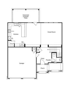 This floor plan features 3 bedrooms, 2 full baths, 1 half bath, and over 2,200 square feet of living space