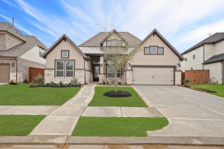 New construction Single-Family house Lakeway – 60′ Lot, 7323 Prairie Lakeshore Lane, Katy, TX 77493 - photo