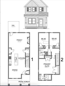New construction Single-Family house 164 Weavers Grove Drive, Chapel Hill, NC 27514 Paper - Chatham- photo