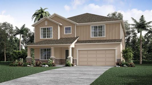 New construction Single-Family house 41 Secretary Trail, Palm Coast, FL 32164 The Carlisle- photo 0