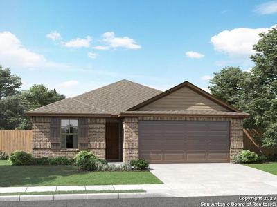 New construction Single-Family house 113 Ridgeway Pass, Cibolo, TX 78108 The Callaghan (830)- photo 0