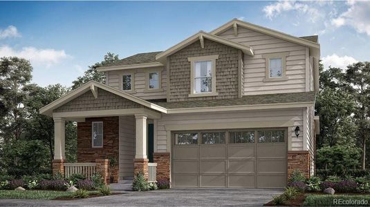 New construction Single-Family house 24403 E Walsh Avenue, Aurora, CO 80018 Elbert- photo 0