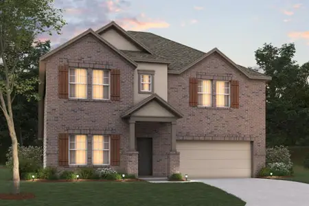 New construction Single-Family house 1409 Porizek Place, Denton, TX 76210 Columbus - 40' Smart Series- photo 0