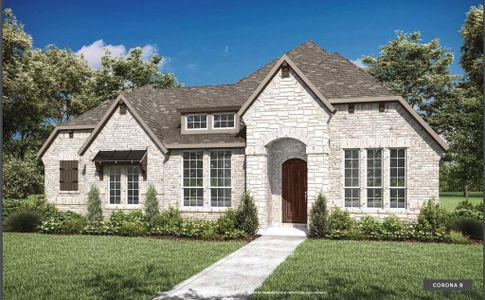 New construction Single-Family house 4243 Meadow Hawk Drive, Arlington, TX 76040 Corona F- photo 0