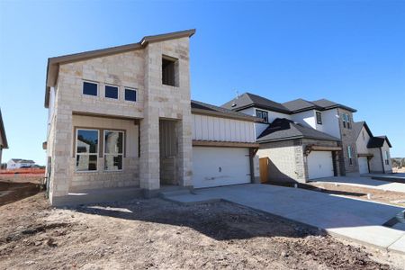 New construction Single-Family house 801 Beaverton Dr, Leander, TX 78641 Braford- photo 1 1