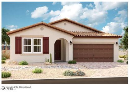 New construction Single-Family house 21687 N Daniel Drive, Maricopa, AZ 85138 Alexandrite- photo 0