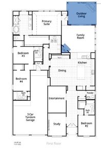 New construction Single-Family house 2440 Forestbrook Drive, Prosper, TX 75078 218 Plan- photo 1 1