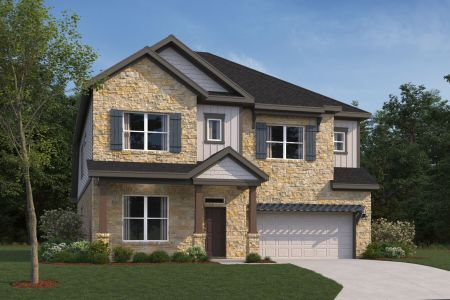 New construction Single-Family house 812 Sanger Lane, Leander, TX 78641 Bonnell II- photo 0
