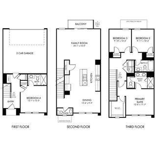 New construction Townhouse house Somerset, 3918 Memorial Parkway, Charlotte, NC 28217 - photo