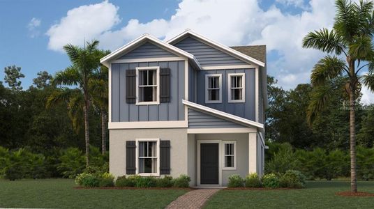 New construction Single-Family house 7274 Ivy Tendril Avenue, Orlando, FL 32829 Brookside- photo 0