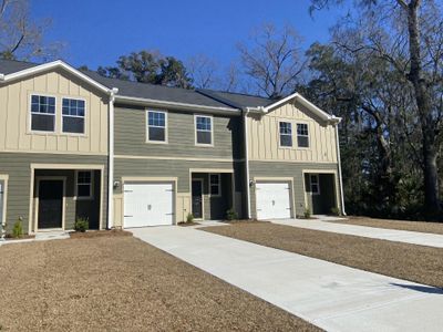 New construction Townhouse house 8410 Hidden Bakers Trace, North Charleston, SC 29418 Tide Homeplan- photo