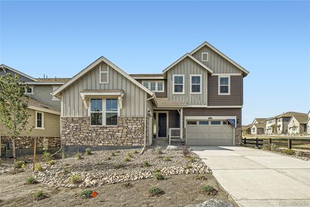 New construction Single-Family house 3850 Doubletrack Lane, Castle Rock, CO 80108 Aspen- photo 0