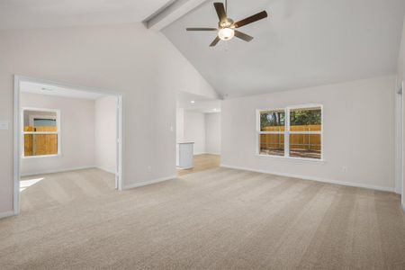 Spacious Living room will accommodate a large furniture suite.