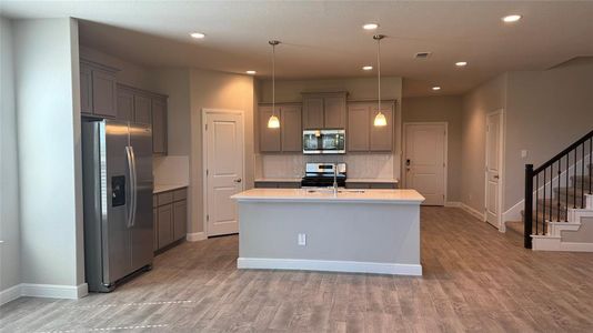 Kitchen - All Home and community information, including pricing, included features, terms, availability and amenities, are subject to change at any time without notice or obligation. All Drawings, pictures, photographs, video, square footages, floor plans, elevations, features, colors and sizes are approximate for illustration purposes only and will vary from the homes as built.