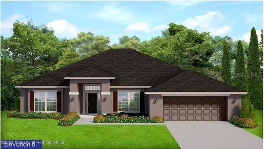 New construction Single-Family house 18186 Macassar Road, Weeki Wachee, FL 34614 2330- photo 0