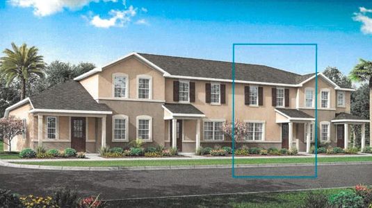 New construction Townhouse house 2520 Chickasaw Plum Loop, Clermont, FL 34711 - photo 0