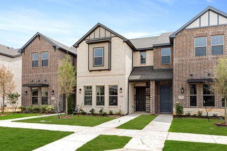 New construction Townhouse house 6210 Baritone Court, Sachse, TX 75048 Brown Homeplan- photo 3 3