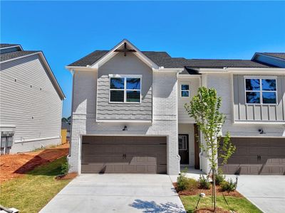 New construction Townhouse house 5510 Rock Place Court, Norcross, GA 30093 Harmony- photo 0