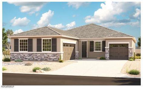 New construction Single-Family house 16412 W Avenida Del Sol, Surprise, AZ 85387 Townsend- photo 0