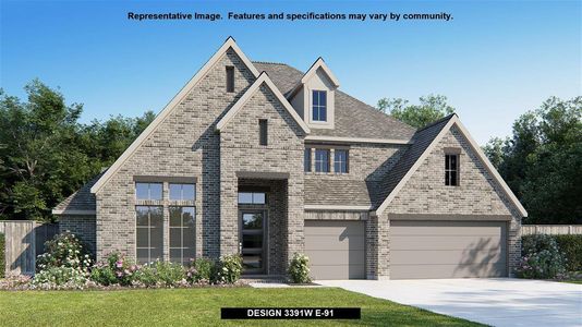 New construction Single-Family house Design 3391W, 1903 Olmsted Court, Katy, TX 77493 - photo