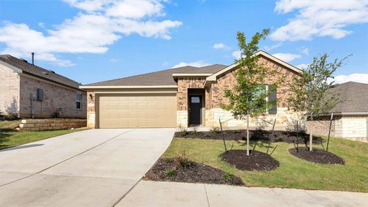 New construction Single-Family house 2412 Bronc Buster Way, Leander, TX 78641 The Fargo- photo 0