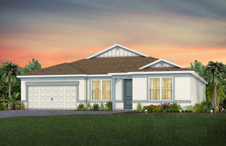 New construction Single-Family house 11338 Rising Sun Street, Orlando, FL 32829 Merlot- photo 1 1