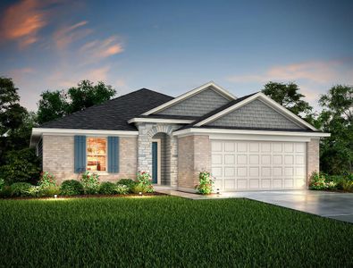 New construction Single-Family house 7615 Borasco Lane, Baytown, TX 77523 Berkshire- photo 0