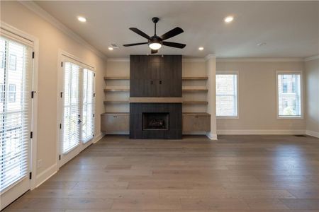 New construction Townhouse house 235 Briscoe Way, Unit 7, Alpharetta, GA 30009 The Chaucer- photo 5 5