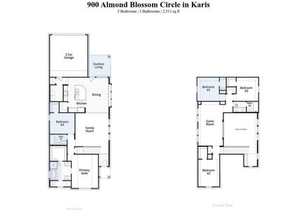 New construction Single-Family house 900 Almond Blossom Circle, Crowley, TX 76036 Warrenton Plan- photo 34 34