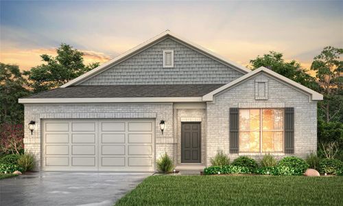 New construction Single-Family house 259 Garden Rose Trail, Conroe, TX 77318 BRAZOS- photo 0