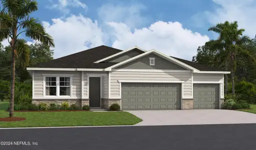 New construction Single-Family house 3432 Auvenshine Way, Orange Park, FL 32065 Slate- photo 0