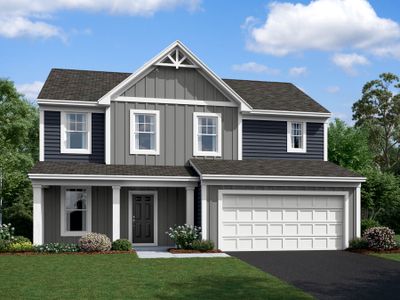 New construction Single-Family house 2663 Kitfox Drive Nw, Concord, NC 28027 Dearborn II - Smart Series Single Family- photo 0