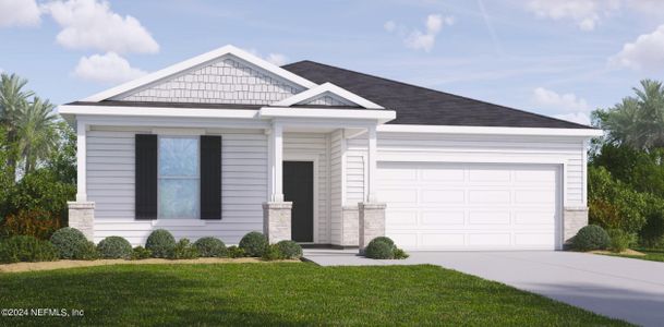 New construction Single-Family house 11335 Tiburon Drive, Jacksonville, FL 32221 Landmark Series - Flagler- photo 0