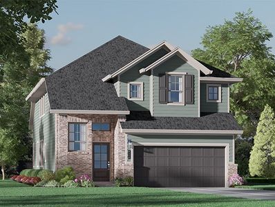 New construction Single-Family house 21651 Alberta Forest Circle, Magnolia, TX 77355 Elwood- photo 1 1