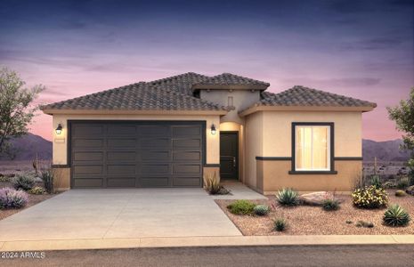 New construction Single-Family house 5019 S 251St Drive, Buckeye, AZ 85326 Verbena- photo 0 0