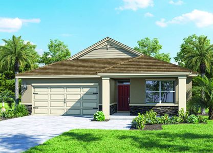 New construction Single-Family house 5014 Foxglove Circle, Lakeland, FL 33811 ARIA- photo 1 1