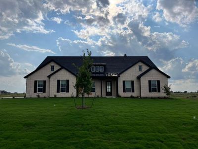 New construction Single-Family house 2317 Meteor Drive, Krum, TX 76249 Cedar Sage- photo 0